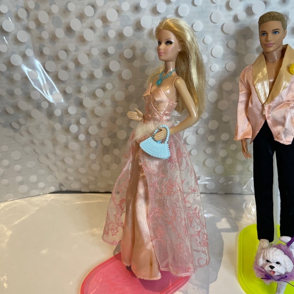 Fashion Barbie & Ken with 🐩Fancy pup - Picture 6 of 12